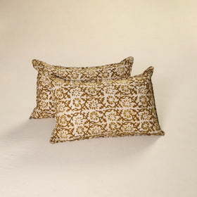 Hand Block Batik Print Pillow Covers (Set of 2) 60
