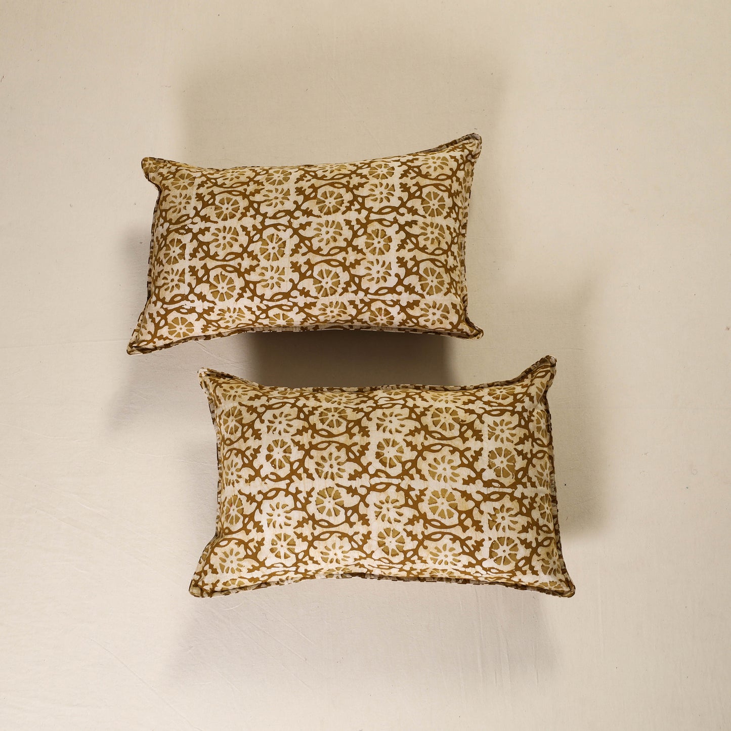 Hand Block Batik Print Pillow Covers (Set of 2) 60