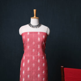 Pochampally Ikat Cotton Unstitched Dress Material: Kurta, Bottom with Dupatta  34