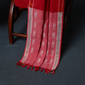 Pochampally Ikat Cotton Unstitched Dress Material: Kurta, Bottom with Dupatta  34