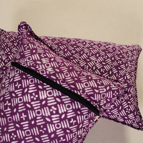 Hand Block Batik Print Pillow Covers (Set of 2) 61