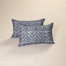 Hand Block Batik Print Pillow Covers (Set of 2) 64