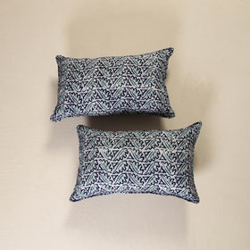 Hand Block Batik Print Pillow Covers (Set of 2) 64