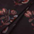 Pomegranate Peel Hand Block Print Modal Silk Fabric 04