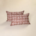 Hand Block Batik Print Pillow Covers (Set of 2) 65
