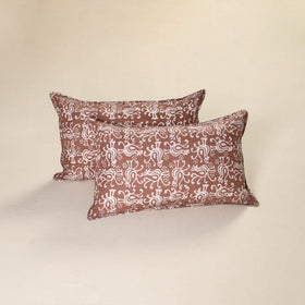 Hand Block Batik Print Pillow Covers (Set of 2) 65