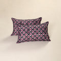 Hand Block Batik Print Pillow Covers (Set of 2) 66