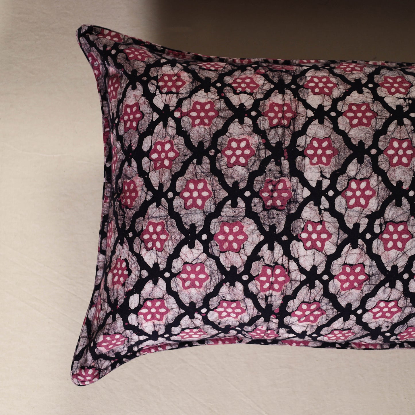 Hand Block Batik Print Pillow Covers (Set of 2) 66