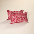 Hand Block Batik Print Pillow Covers (Set of 2) 67