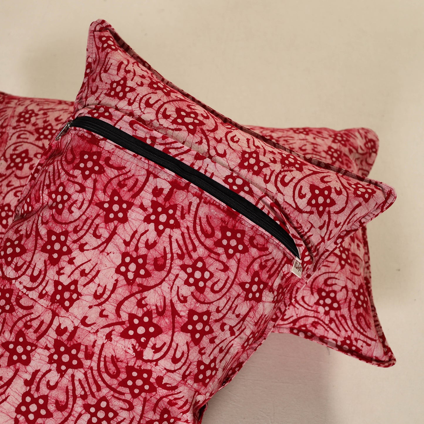 Hand Block Batik Print Pillow Covers (Set of 2) 67