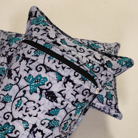 Hand Block Batik Print Pillow Covers (Set of 2) 68
