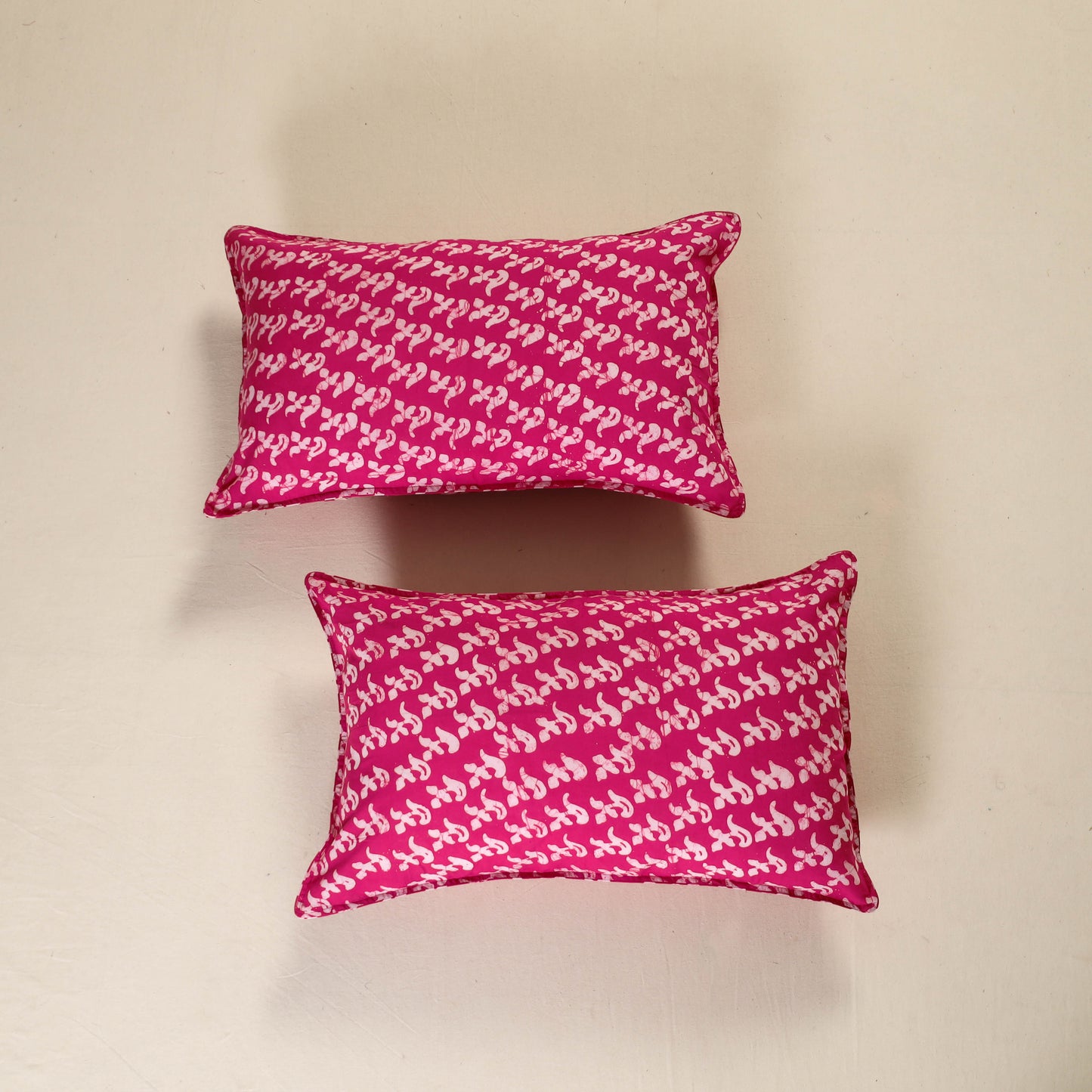Hand Block Batik Print Pillow Covers (Set of 2) 69