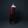 Pochampally Ikat Cotton Unstitched Dress Material: Kurta, Bottom with Dupatta 03