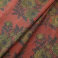 Pomegranate Peel Hand Block Print Cotton Fabric 03