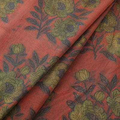 Pomegranate Peel Hand Block Print Cotton Fabric 03