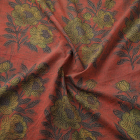 Pomegranate Peel Hand Block Print Cotton Fabric 03
