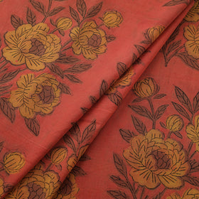 Pomegranate Peel Hand Block Print Cotton Fabric 09