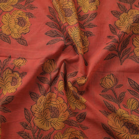 Pomegranate Peel Hand Block Print Cotton Fabric 09