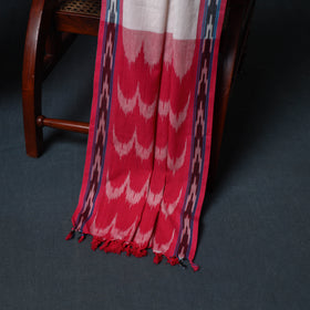 Pochampally Ikat Cotton Unstitched Dress Material: Kurta, Bottom with Dupatta 08