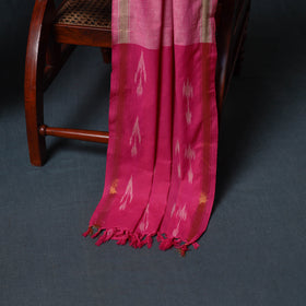Pochampally Ikat Cotton Unstitched Dress Material: Kurta, Bottom with Dupatta 10