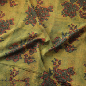 Pomegranate Peel Hand Block Print Cotton Fabric 17