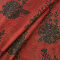 Pomegranate Peel Hand Block Print Cotton Fabric 18