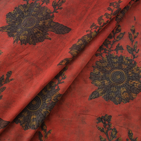 Pomegranate Peel Hand Block Print Cotton Fabric 18