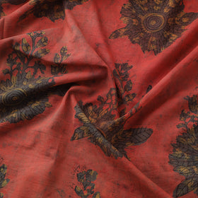 Pomegranate Peel Hand Block Print Cotton Fabric 18