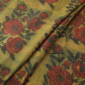 Pomegranate Peel Hand Block Print Cotton Fabric 20