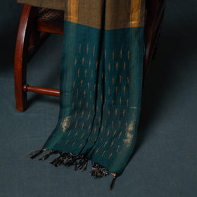 Pochampally Ikat Cotton Unstitched Dress Material: Kurta, Bottom with Dupatta 13