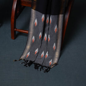 Pochampally Ikat Cotton Unstitched Dress Material: Kurta, Bottom with Dupatta 14