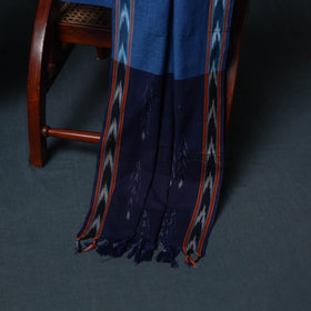 Pochampally Ikat Cotton Unstitched Dress Material: Kurta, Bottom with Dupatta 18