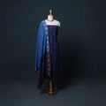 Pochampally Ikat Cotton Unstitched Dress Material: Kurta, Bottom with Dupatta 18
