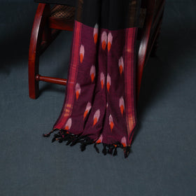 Pochampally Ikat Cotton Unstitched Dress Material: Kurta, Bottom with Dupatta 24