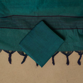 Jacquard Buti Cotton Unstitched Dress Material: Kurta, Bottom with Dupatta 02