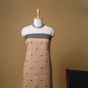 Jacquard Buti Cotton Unstitched Dress Material: Kurta, Bottom with Dupatta 03