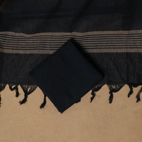 Jacquard Buti Cotton Unstitched Dress Material: Kurta, Bottom with Dupatta 03