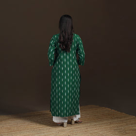 Pochampally Ikat Cotton Straight Long Kurta for Women 38