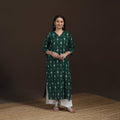 Pochampally Ikat Cotton Straight Long Kurta for Women 22