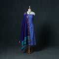 Lucknowi Chikankari Hand Work Unstitched Dress Material: Kurta & Dupatta with Jewellery 17