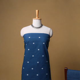 Jacquard Buti Cotton Unstitched Dress Material: Kurta, Bottom with Dupatta 13