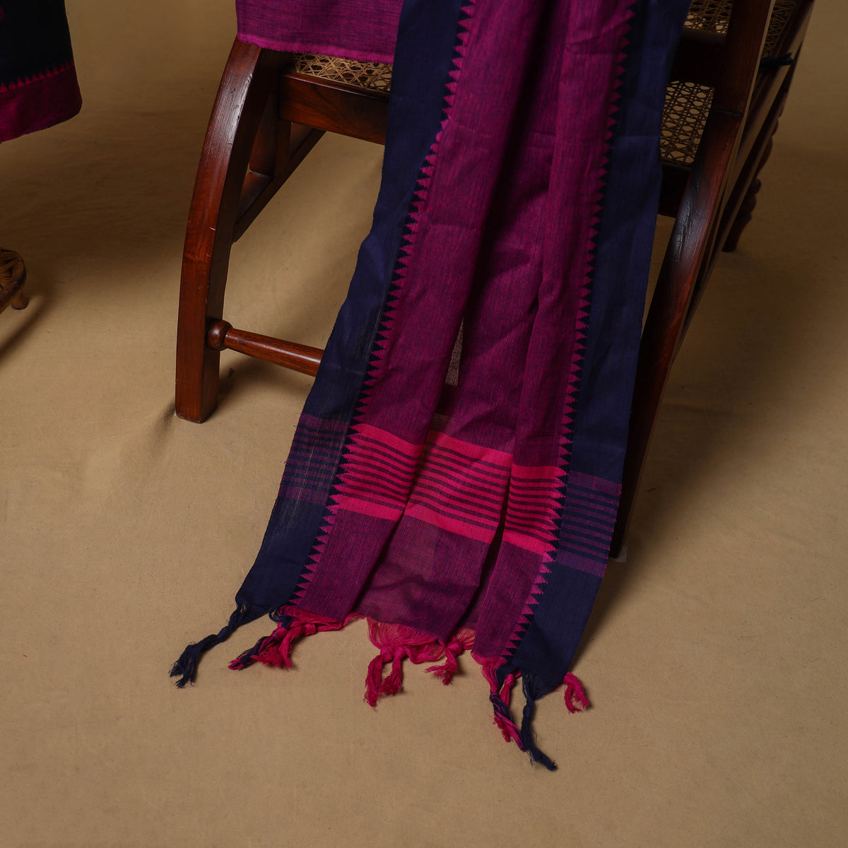 Jacquard Buti Cotton Unstitched Dress Material: Kurta, Bottom with Dupatta 14