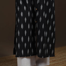 Pochampally Ikat Cotton Sleeveless Straight Long Kurta for Women 44