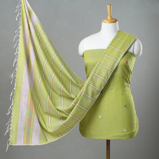2pc Phulia Jacquard Weave Handloom Cotton Suit Material Set