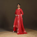 Banarasi Brocade Katan Silk Suit Set with Dupatta for Women 14