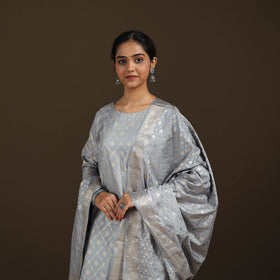 Banarasi Brocade Katan Silk Suit Set with Dupatta for Women 07