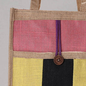 Multicolor Handcrafted Multipurpose Jute Hand Bag