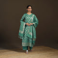Banarasi Brocade Katan Silk Suit Set with Dupatta for Women 13