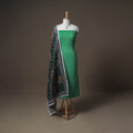 Bandhani Cotton Unstitched Dress Material: Kurta & Dupatta with Jewellery 27