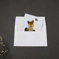 Dog - Handmade Paper Greeting Card with Envelope